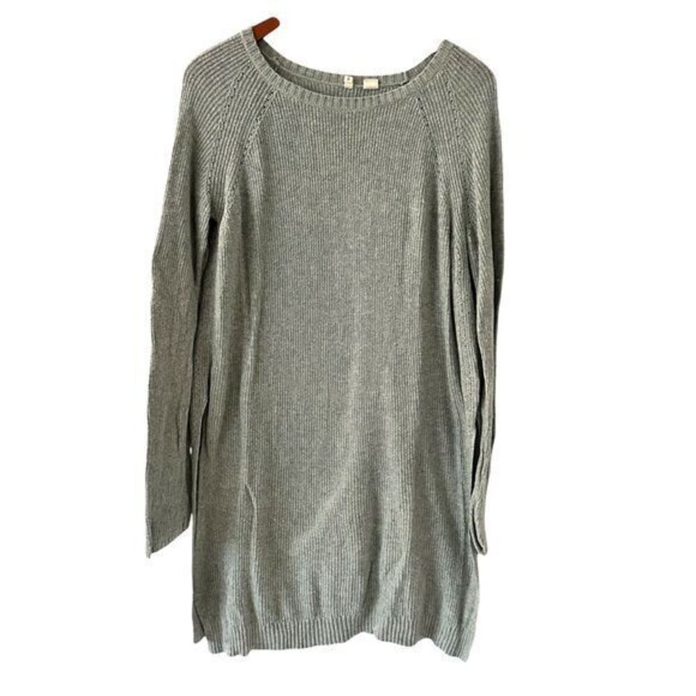 Moth Green‎ Cashmere Blend Scoop Neck Tunic Sweater Dress Size M